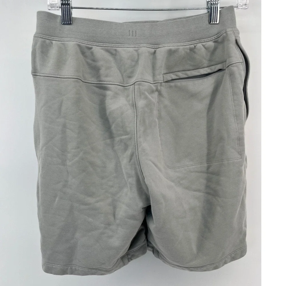 Lululemon City Sweat Shorts Mens Small Grey Drawstring Athletic Gym